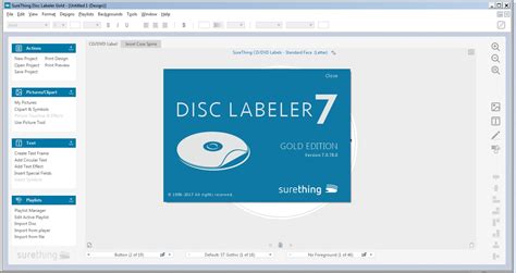 SureThing Disk Labeler Deluxe Gold 7.0.95.0 With Crack 